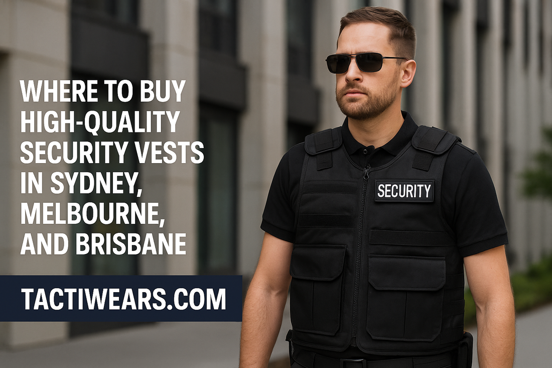 Where to Buy High-Quality Security Vests in Sydney, Melbourne, and Brisbane