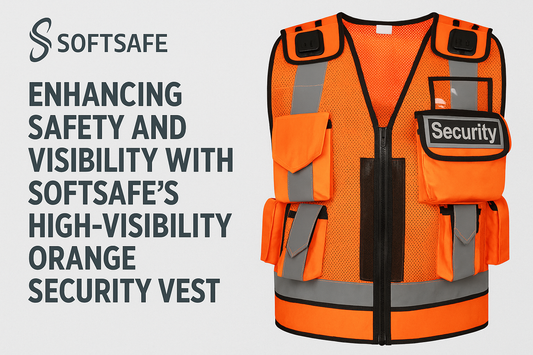 Enhancing Safety and Visibility with SOFTSAFE's High-Visibility Orange Security Vest