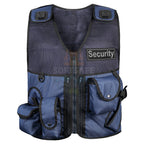 Tactical Security Utility Vest – Navy Blue (Multi-Pocket & Breathable Mesh)