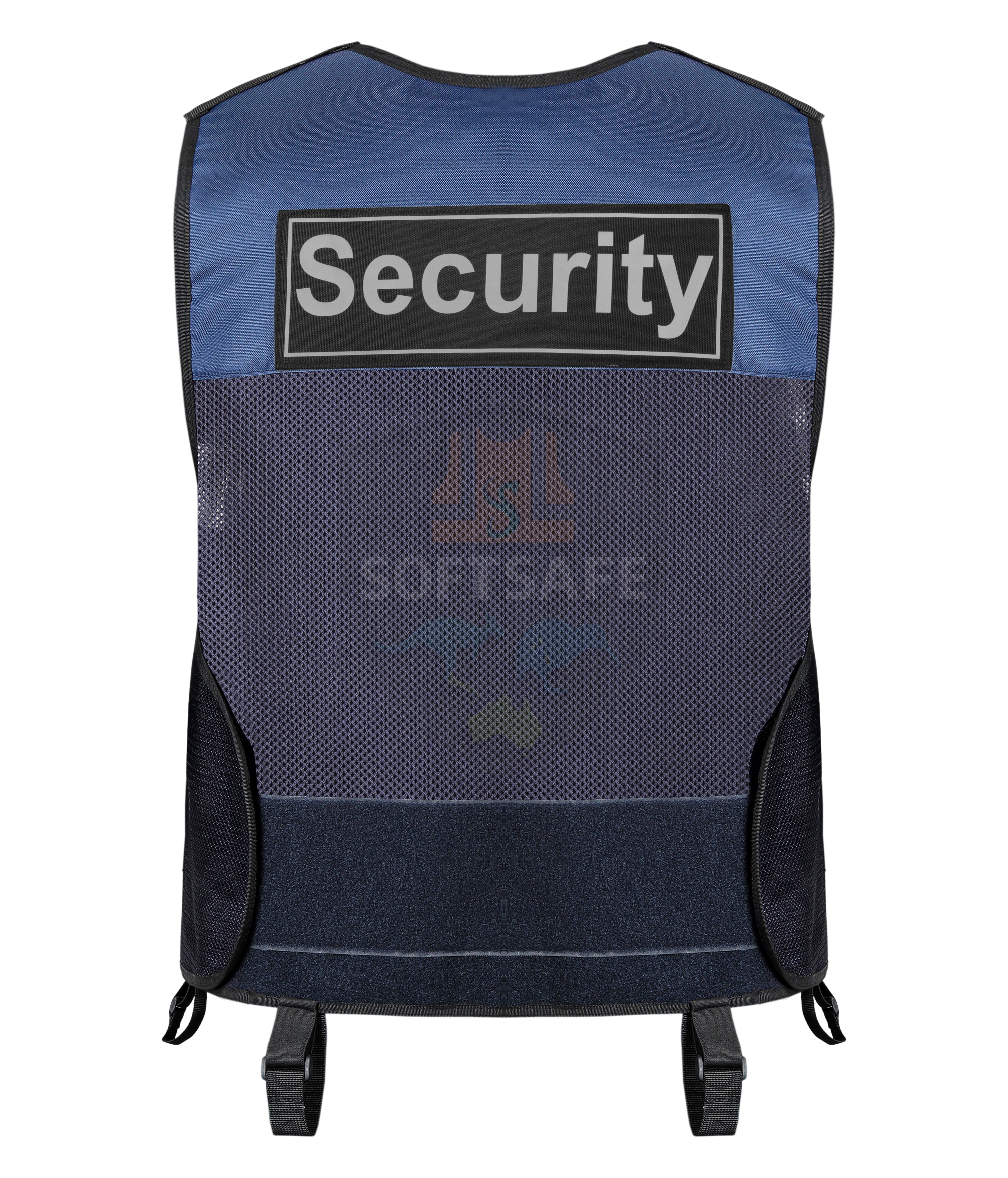 Tactical Security Utility Vest – Navy Blue (Multi-Pocket & Breathable Mesh)