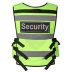 SOFTSAFE® High-Visibility Security Vest – Reflective Multi-Pocket Safety Jacket with Removable Patches