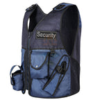 Tactical Security Utility Vest – Navy Blue (Multi-Pocket & Breathable Mesh)