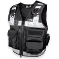 Black Security Tactical Vest – One Size Fits All | Adjustable Fit